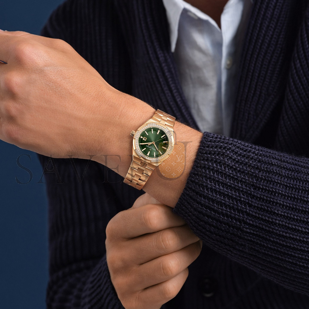 vacheron Co*sta*t*n overseas self-winding 35 mm pink gold watch 4605v/200r-b969